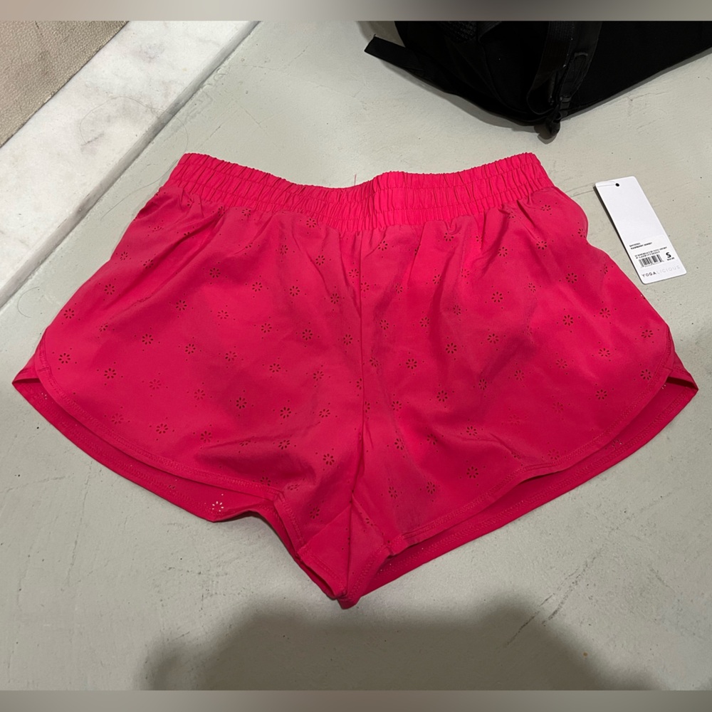 Yogalicious running shorts pink